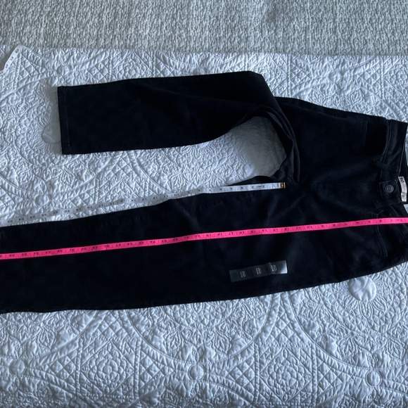 SO Jeans High-Rise Stretch Straight Juniors Size 5 Black Checkers Pattern - Picture 14 of 14